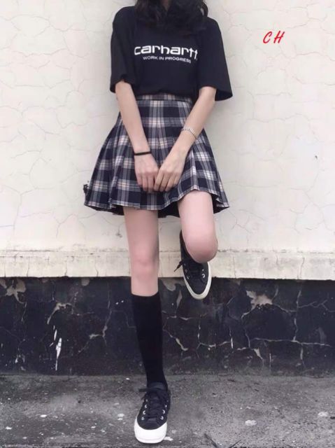Chân váy kẻ caro có ảnh chụp thật SP | BigBuy360 - bigbuy360.vn