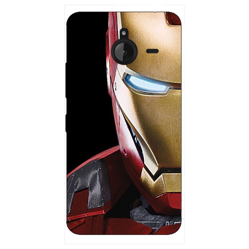 Ốp Lưng Silicone Mềm Phong Cách Siêu Anh Hùng Marvel Cho Microsoft Nokia Lumia 640xl / 640 Xl