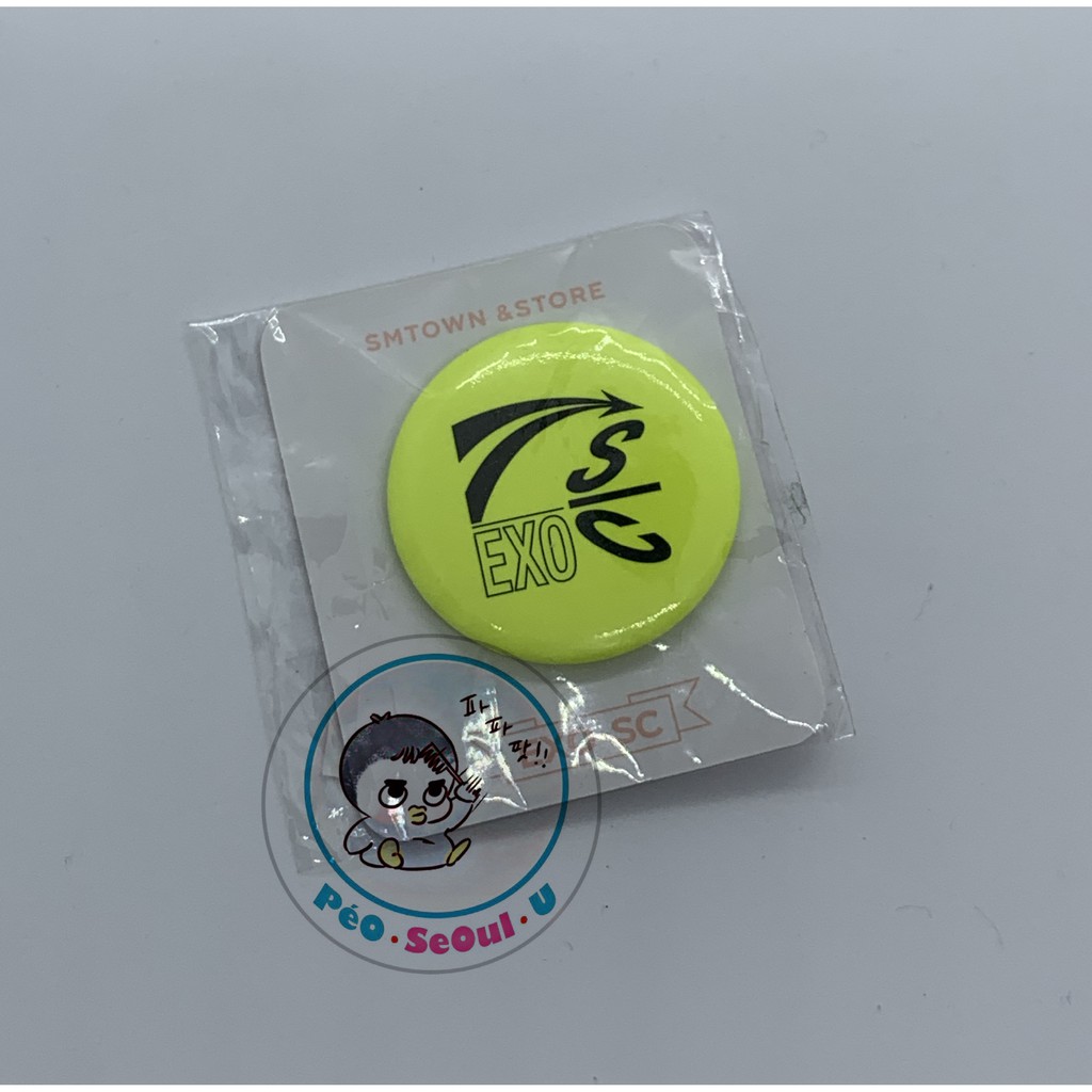 {SM official - Có sẵn} EXO SeChan ~ WAL goods: Pin/ Huy hiệu (Nguyên seal )