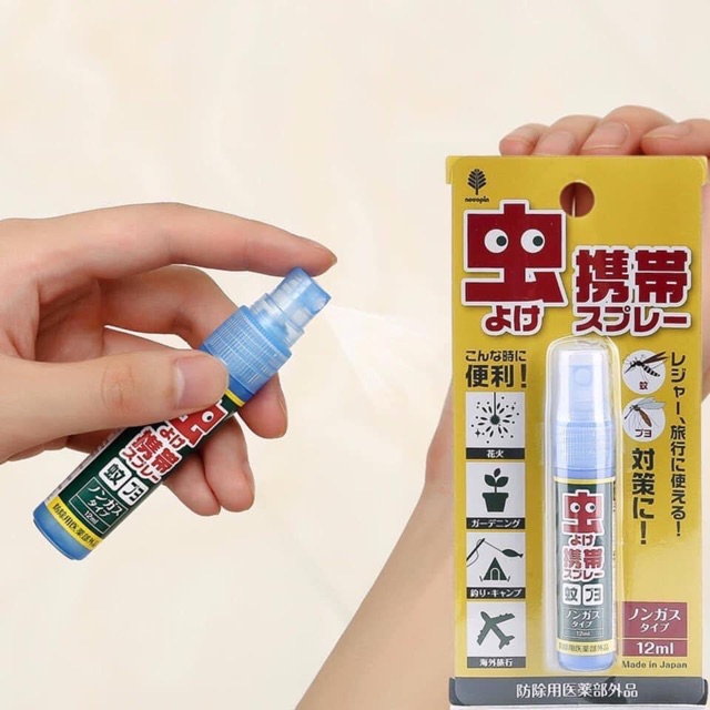 CHAI XỊT CHỐNG MUỖI, CÔN TRÙNG Bỏ Túi Mini-12ml