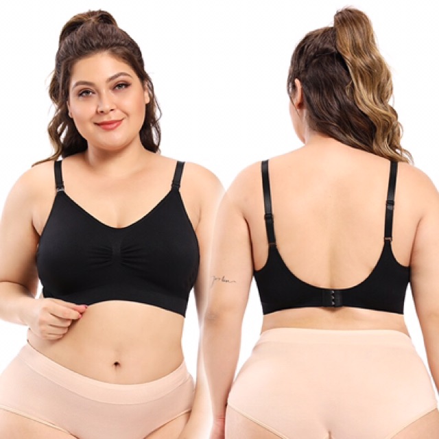 Aó lót bầu, áo ngực trơn cho con bú chống chảy xệ bigsize