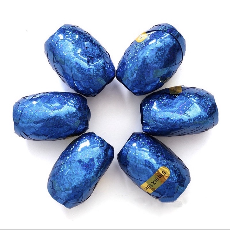 Dây cột đuôi bóng kim tuyến-trang trí bong bóng bay-đủ màu-kén kim tuyến LyNaShop