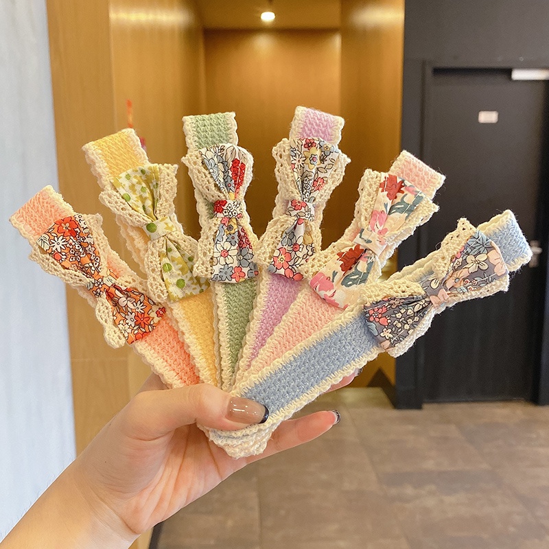 Băng đô đính nơ 12 kiểu tùy chọn phong cách Hàn Quốc đáng yêu cho bé gái
