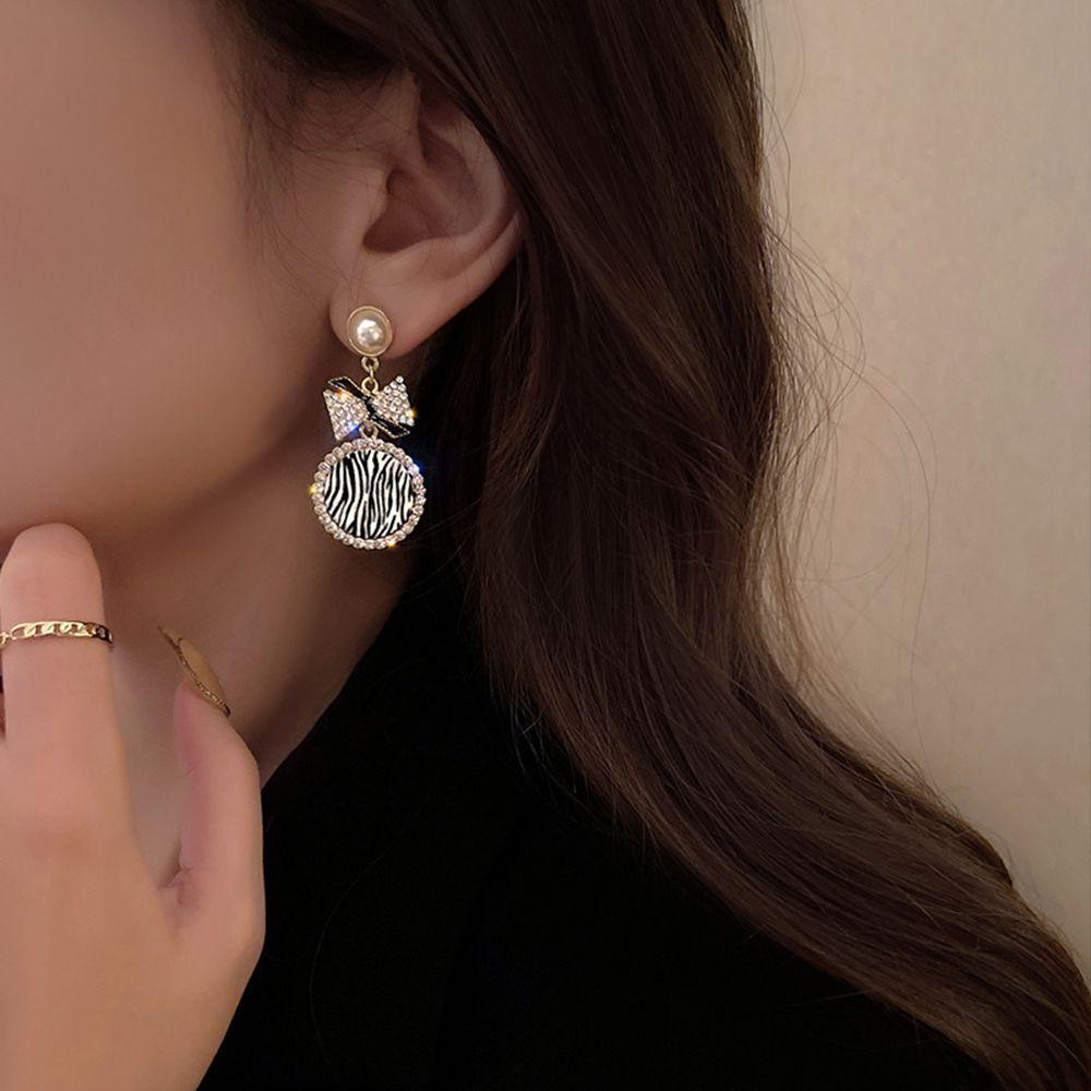 Bông Tai Nơ VANES1 Thiết Kế Ngọt Ngào Thời Trang Cho Nữ|Bông Tai Dáng Dài Thiết Kế Xinh Xắn Thời Trang