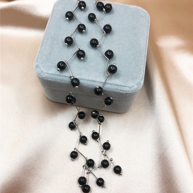 Vòng cổ Ngắn Phối Hạt Ngọc Trai Đơn Giản Thời Trang Cho Nữ