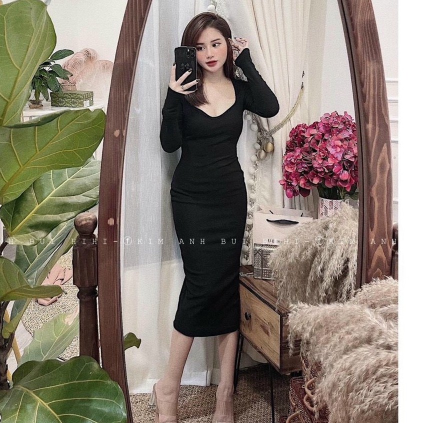 Váy Body Dáng Ôm, Đầm Dáng Ôm Chất Len Tăm Mới Về mặc nên Xinh Đẹp Sang KH003 01 01 | BigBuy360 - bigbuy360.vn