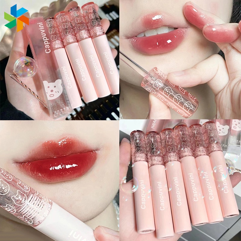 Son Bóng Dạng Lỏng Chống Thấm Nước Màu Sắc Thời Trang Thương Hiệu Cappuvini JP6