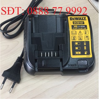 Bộ sạc pin dewalt dcb107-b1 10.8v-18v