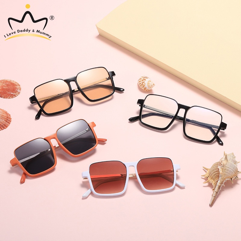 Kính Mát Gọng Lớn Chống Tia UV Thời Trang Đi Biển Cho Bé