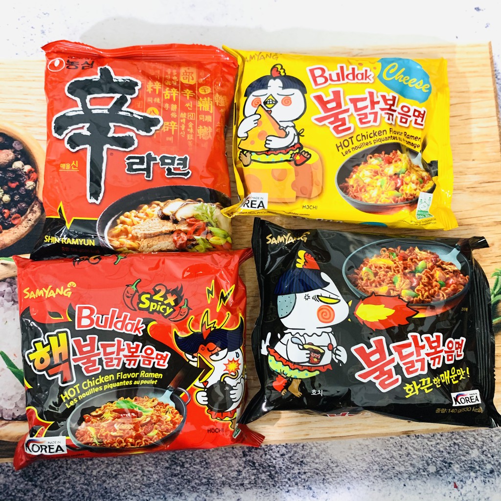 COMBO 2 GÓI MÌ CAY SAMYANG HÀN QUỐC