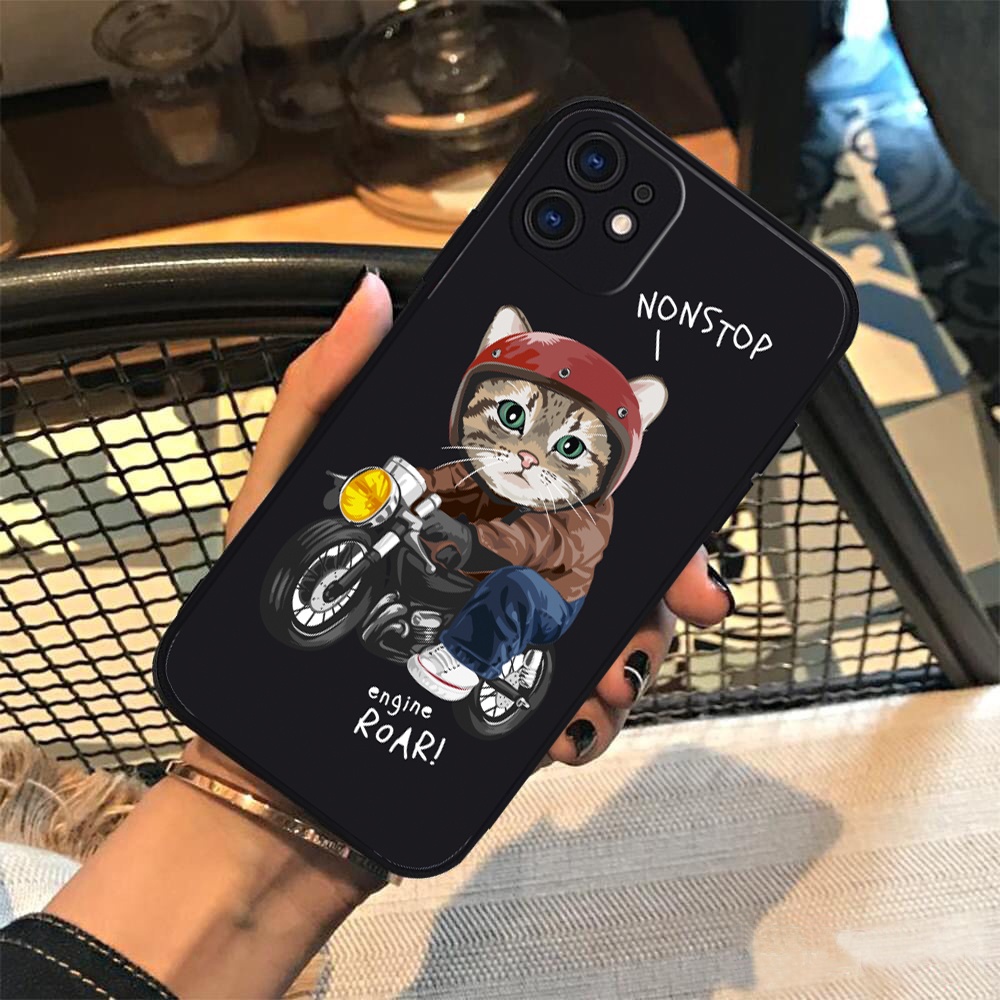 Vỏ ốp iPhone Little Cat chống sốc cho iPhone 6/6pl/6s/6spl/7/7pl/8/8pl/x/xs/11/12/13/pro/max - Chinchincase