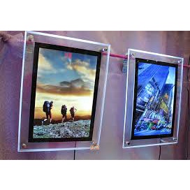 Hộp Đèn Siêu Mỏng Bắt Tường Crystal