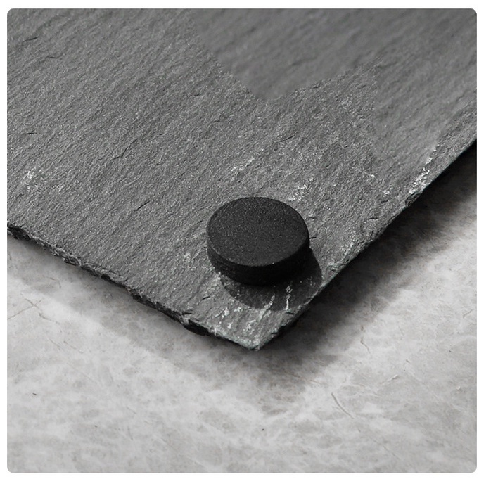 Sản phẩm đá thiên nhiên_ĐĨA ĐÁ ĐEN, đĩa đựng món Âu, Phụ kiện trang trí, chụp ảnh đẹp,siêu sang