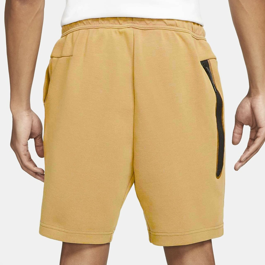 NIKE - Quần ngắn thể thao nam nữ Nike Sportswear Tech Fleece Short - Vàng