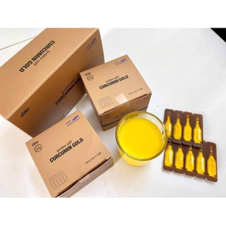 Nghệ Nano Curcumin Gold Hàn Quốc 100 Ống đẹp da, giữ dáng, chống lão hóa CHÍNH HÃNG