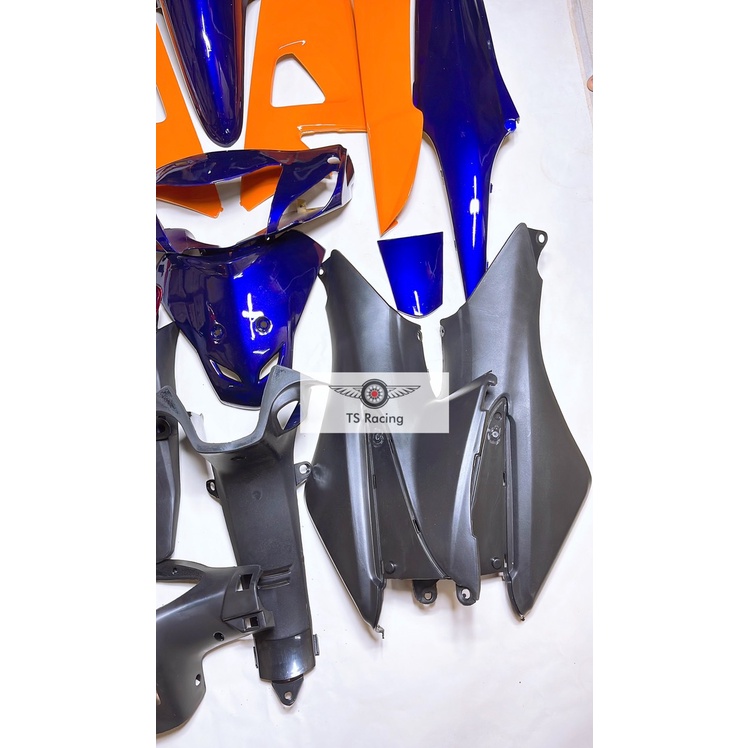 Dàn áo wave a xanh đen cam repsol - tặng team 3 lớp