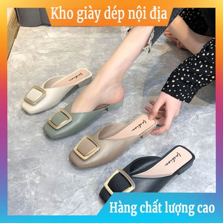 Dép sục cao su mũi vuông thời trang, dép sục nhựa dẻo chống nước khi đi mưa, dễ dàng sử dụng, tôn dáng khi mang