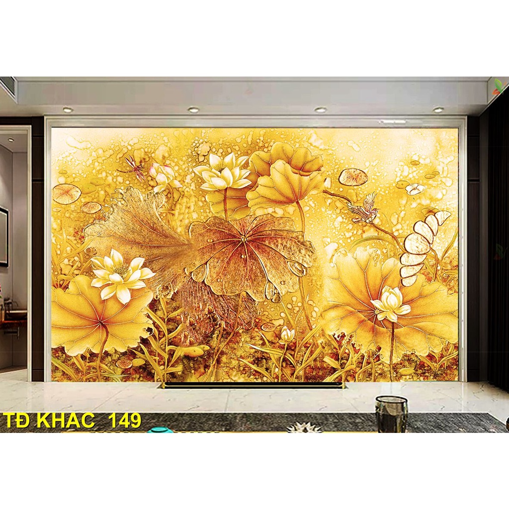 Tranh lụa 3D, mẫu công  phượng