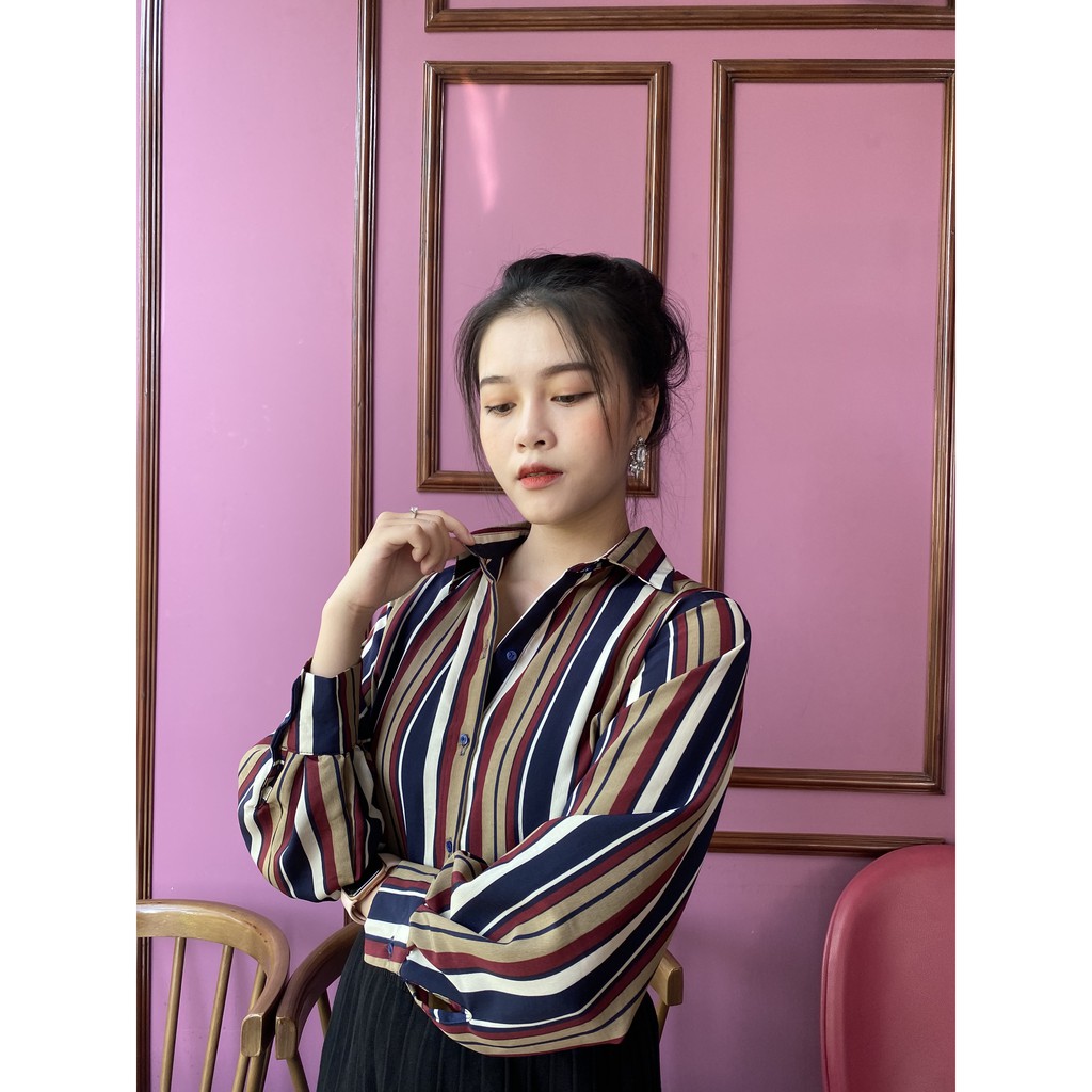 Áo sơ mi họa tiết công sở - somiTK