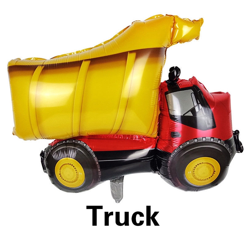 DIY Cartoon Car Balloons Fire Truck Car Train Foil Balloon Ambulance Children Gifts Birthday Party Decorations balls