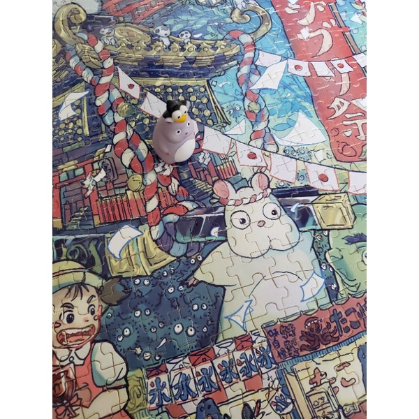 Puzzle 1000 miếng Ghibli - Lâu Đài của Howl - Vô Diện