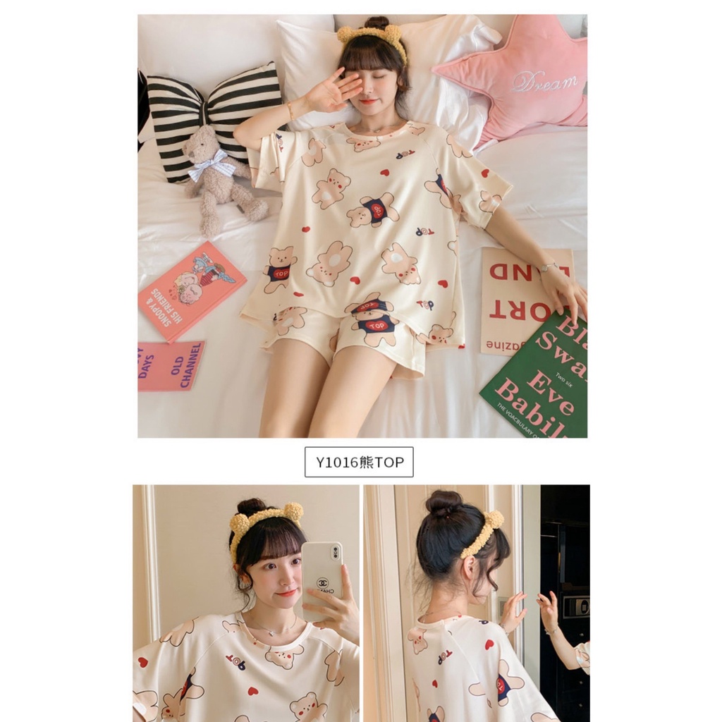 Đồ Bộ Nữ Đồ Mặc Nhà Đồ Ngủ Mùa Hè Tay Ngắn Đủ Size - Đồ Bộ Dễ Thương Nhiều Mẫu Nhiều Hình BTTL104 | BigBuy360 - bigbuy360.vn