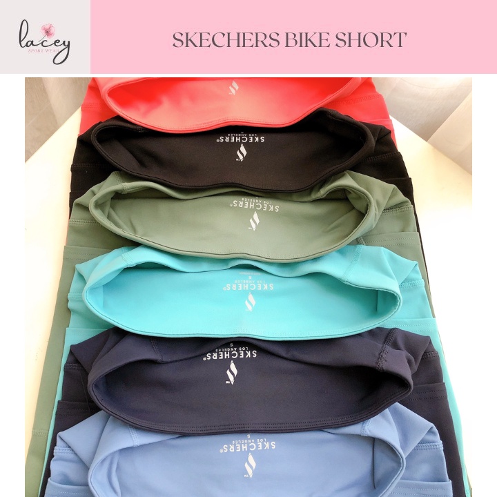 Quần tập Biker Skechers Flex co giãn có túi hông VNXK