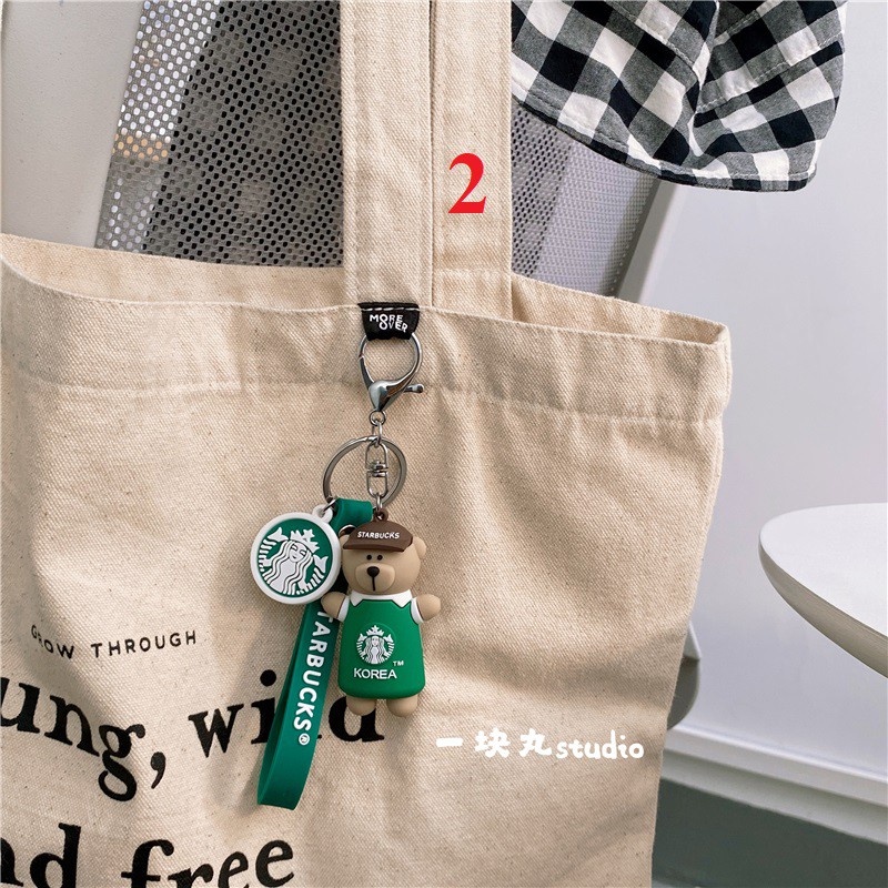 Móc chìa khóa Starbucks nhân vật hoạt hình