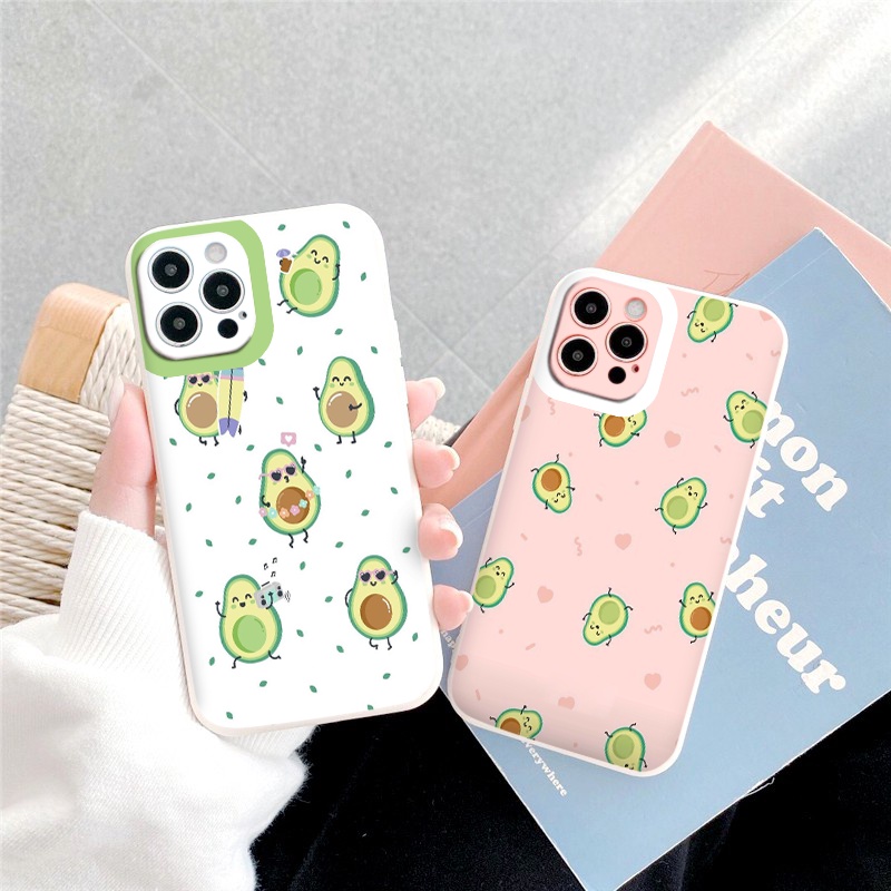 Ốp lưng iphone12Pro/Promax Bơ siêu đáng yêu hoạt bát ốp iphone6/7/8plus/x/xs/xr/xsmax/11/13/Pro/Promax bảo vệ camera