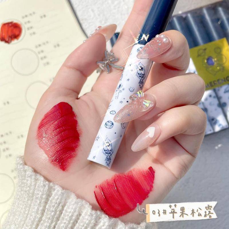 Set 5 Son Môi Chống Nước Chống Mồ Hôi Bền Màu Dài Lâu