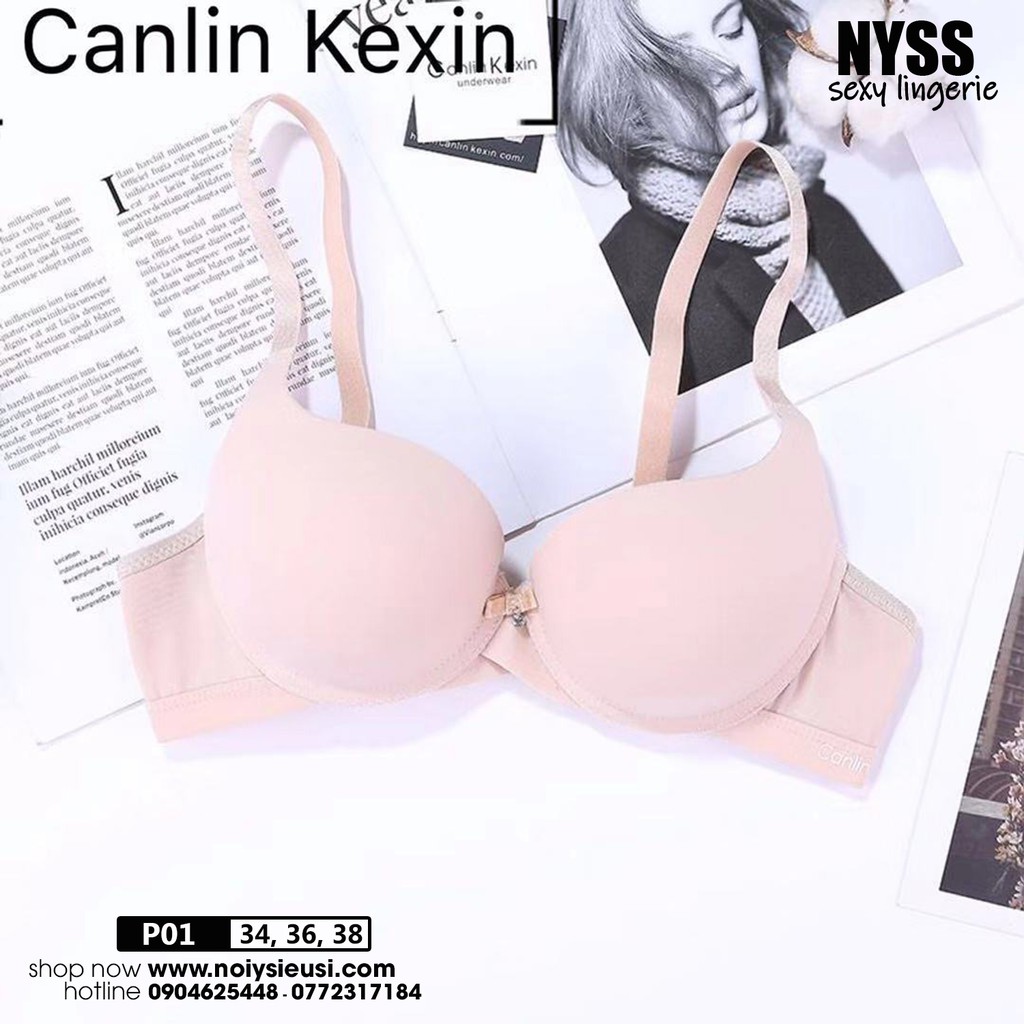 Áo Ngực Canlin Kexin P01 Mút Đúc Dày 3cm Nâng Ngực Pusp Up Hoàn Hảo Kiểu Dáng Nữ Tính Gợi Cảm