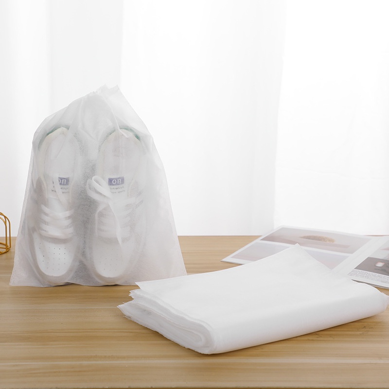 Túi đựng giày dép Thảo Mộc Xanh dây rút chống bẩn, size lớn tiện lợi