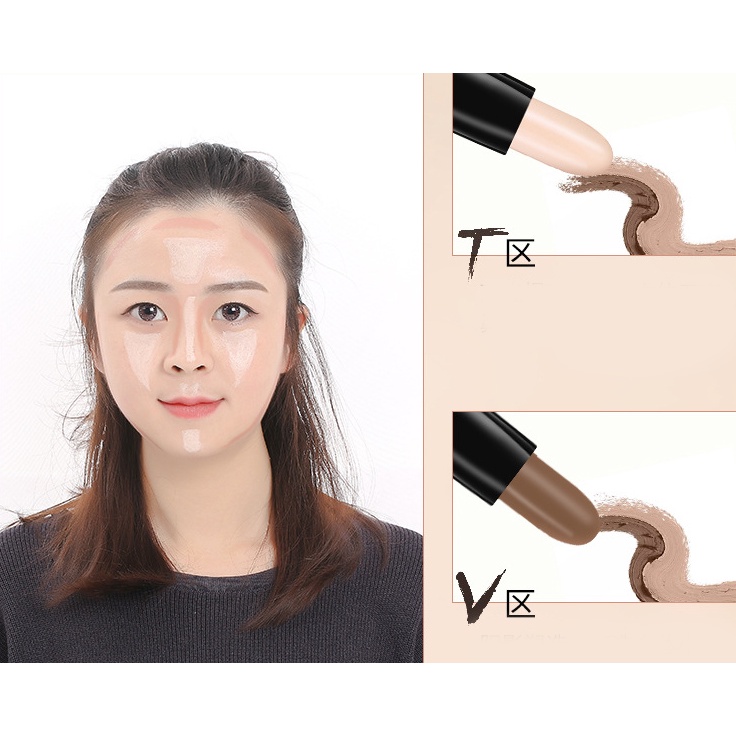 Bút 2 Đầu Tạo Khối Che Khuyết Điểm Chuyên Nghiệp