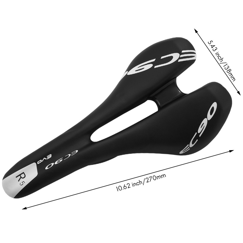 Yên Xe Đạp Leo Núi Ec90 Bằng Da Sợi Carbon Thoải Mái