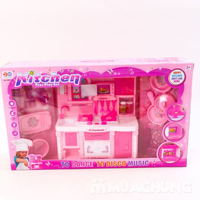 Đồ chơi nấu ăn dùng pin có nhạc Gb994