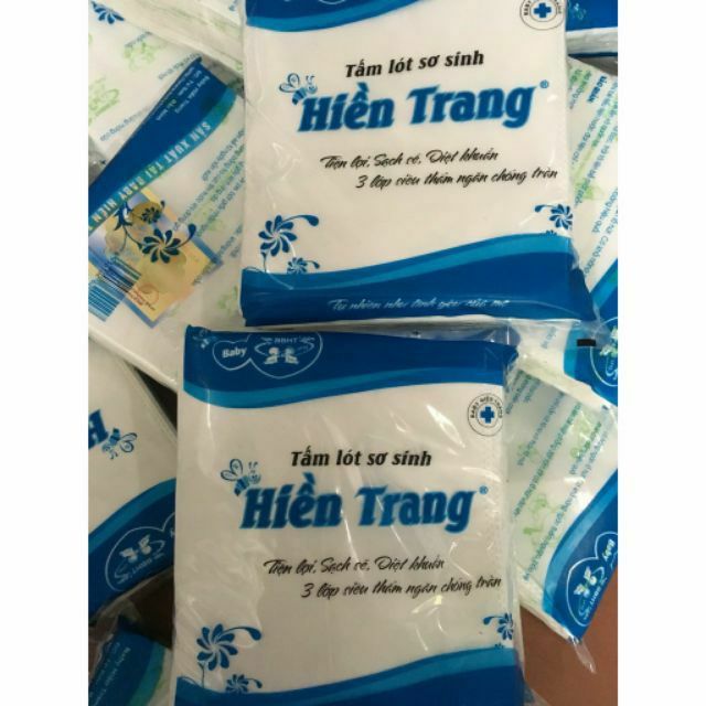 Tấm lót sơ sinh Hiền Trang ( 30 miếng )