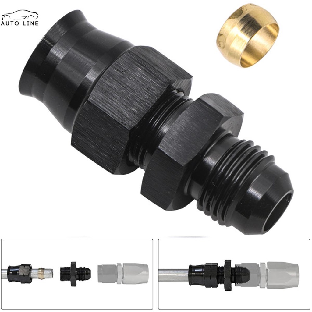 Ống Nối Nhiên Liệu 5 / 16 &quot;Sang 6 Đầu Nối Bằng Nhôm Chuyên Dụng SHOPCYC5500