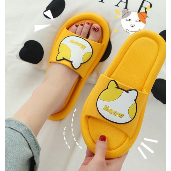 Dép trong nhà Meow - chọn lên 1 size