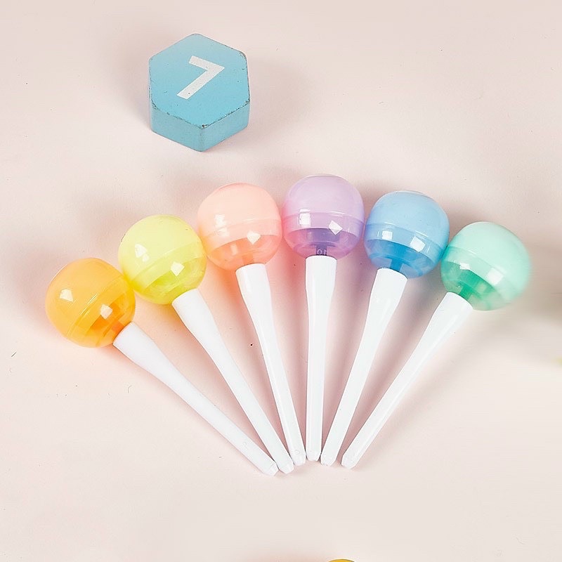 Bút nhớ kẹo mút vỉ 6 chiếc