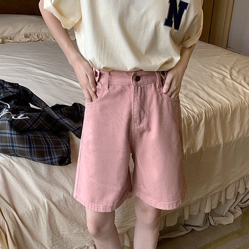Quần Short Jean Nữ Lưng Cao Kiểu Dáng Mới