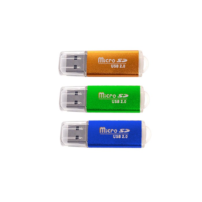 ĐẦU ĐỌC THẺ NHỚ⚡BỘ CHUYỂN ĐỔI ĐỌC THẺ NHỚ MICRO SD USB 2.0 BẰNG INOX TỐC ĐỘ CAO DÀNH CHO MÁY TÍNH LAPTOP