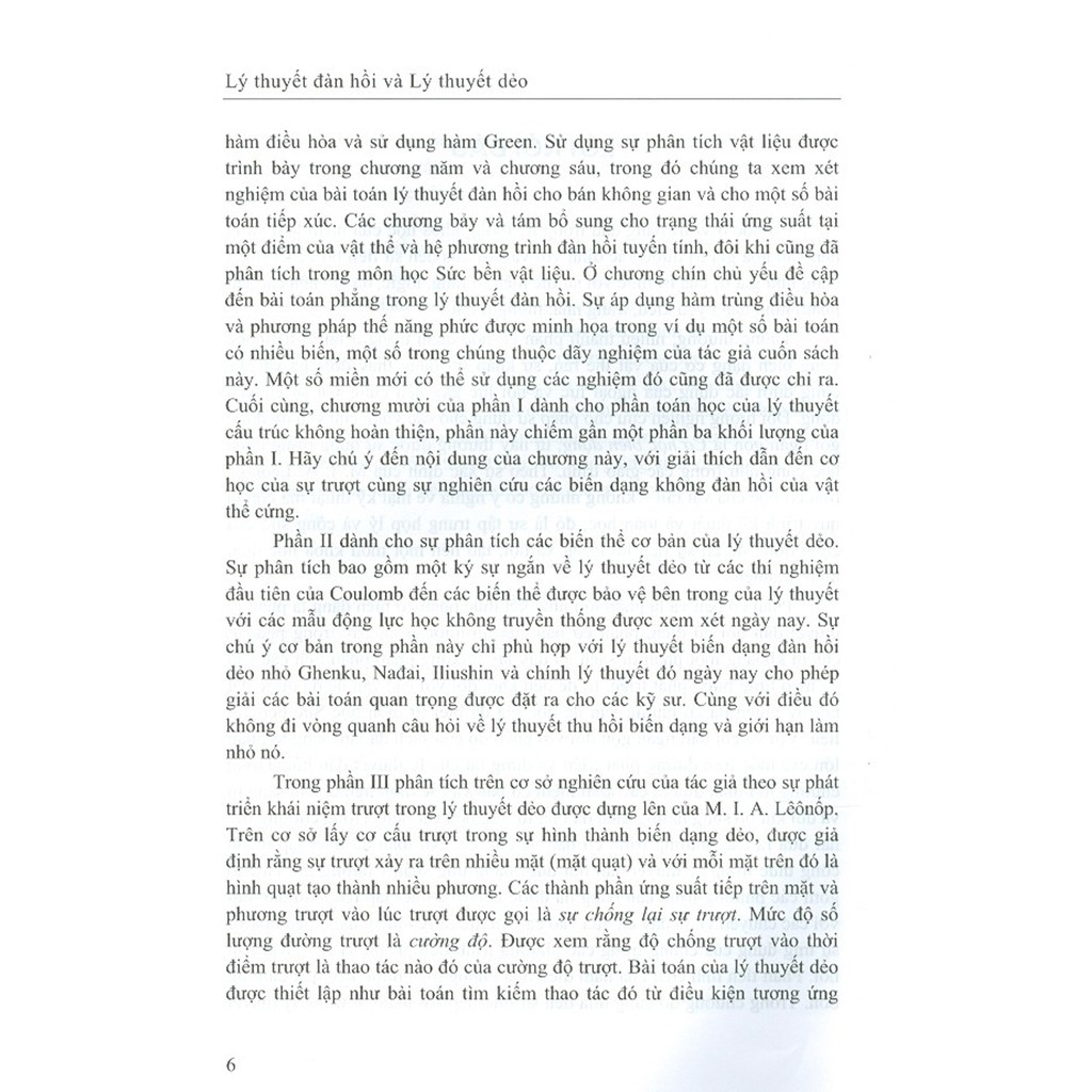 Sách - Lý Thuyết Đàn Hồi Và Lý Thuyết Dẻo