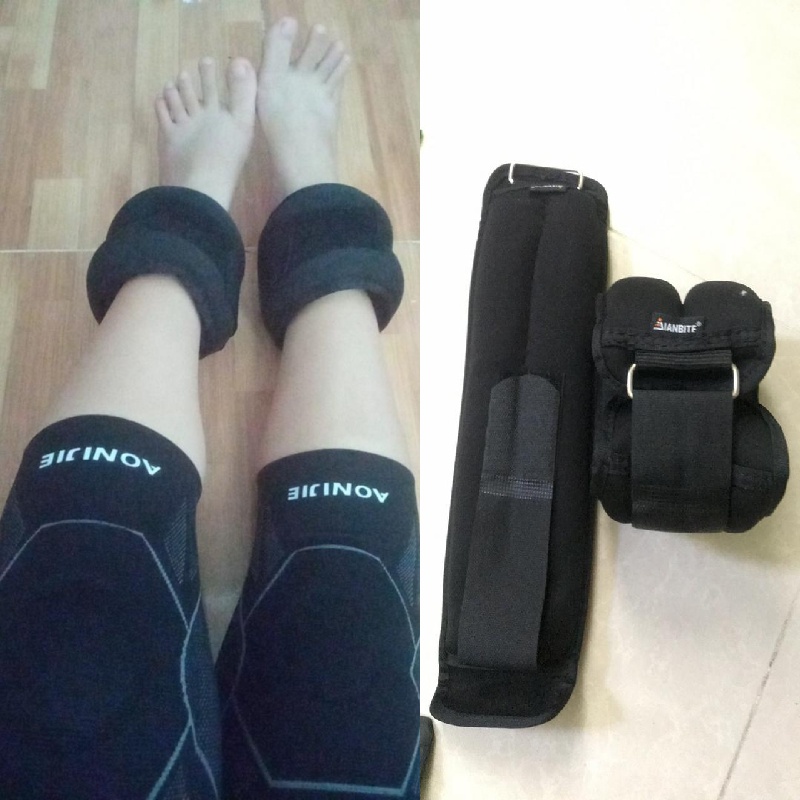 Tạ đeo chân tập gym mạt sắt 6kg, hỗ trợ tập luyện cùng với xà đơn, hỗ trợ điều trị vật lý đôi chân sau phẫu thuật