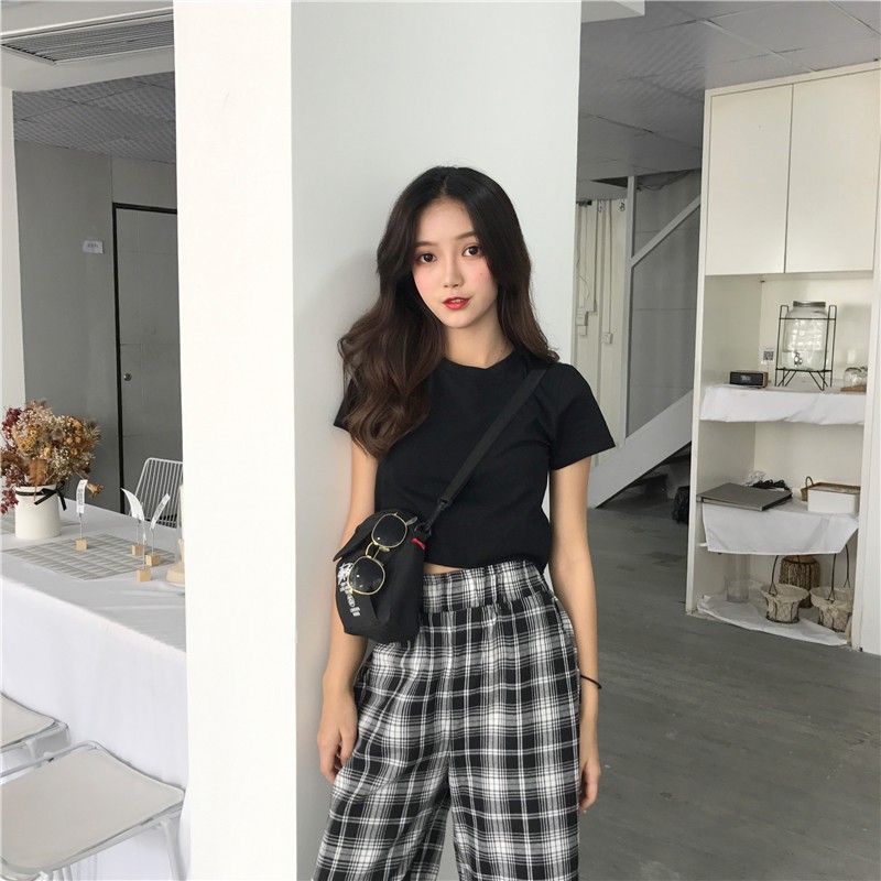 [SẴN] Áo croptop nữ tay ngắn Ulzzang Quảng Châu ATC78