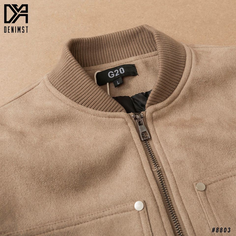 Áo bomber da lộn DENIMST 8803 | BigBuy360 - bigbuy360.vn