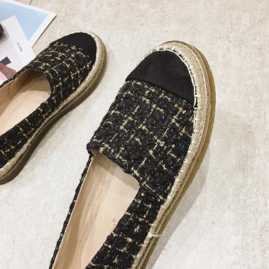 [Mã FASHIONT4WA2 giảm 10k đơn từ 50k] [Sẵn] Giày loafer đế cói êm chân