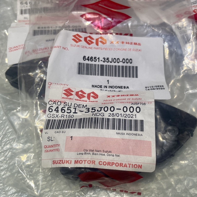 GSX150 - Cao su đùm + phớt nhựa che cùi dĩa