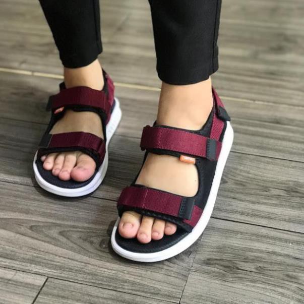 Giày Sandal Vento Nam Nữ , Sandal Vento  NB02R Đỏ