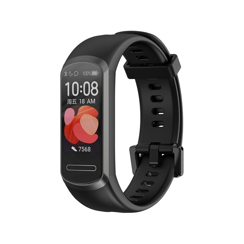 Dây Đeo Thay Thế Chất Liệu Silicon Màu Trơn Cho Huawei Band 4