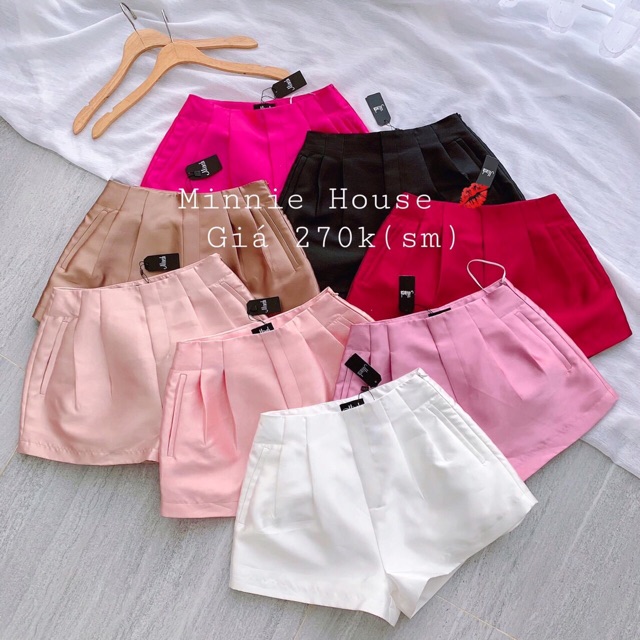 Quần short tacta phồng